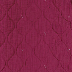 Quilted Double Gauze Purple